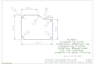 Alaska MBL Undermount Cut Out