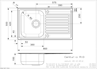 Centurio R 10 Line Drawing