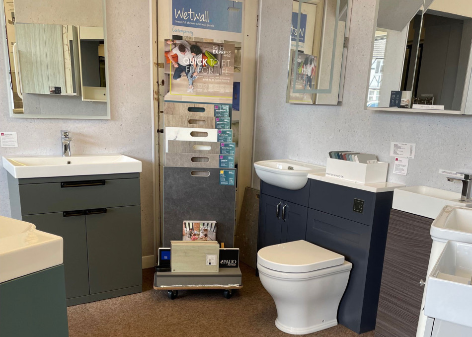 Toilet vanity unit display